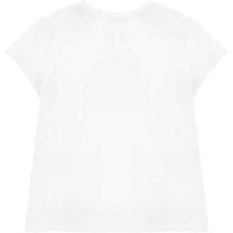 Monnalisa Baby Girls White Bear T-Shirt