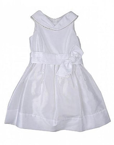 Monnalisa Baby Girls White Dress