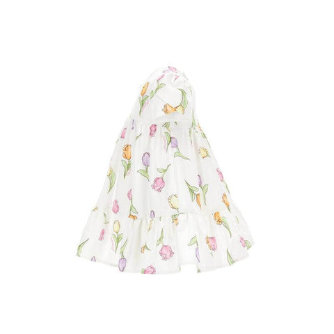 Monnalisa Baby Girls White Tulip Dress