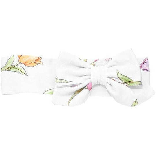 Baby Girls White Tulip Headband