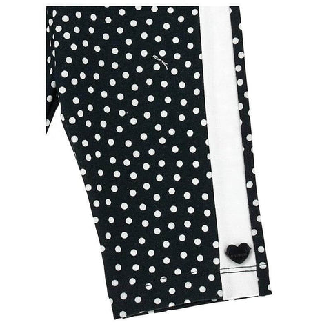 Monnalisa Girls Black Spot Cycling Short