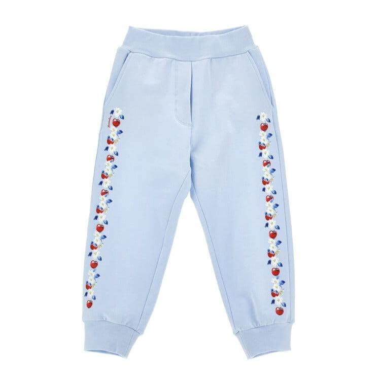 Monnalisa Girls Blue Cherry Joggers