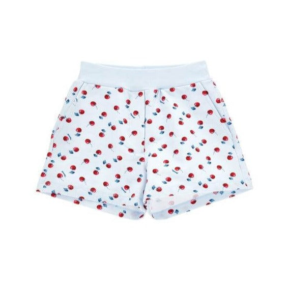 Monnalisa Girls Blue Cherry Shorts