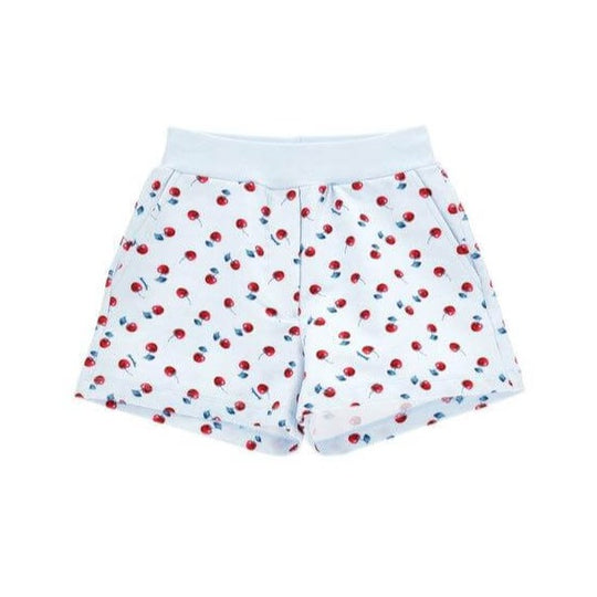 Girls Blue Cherry Shorts