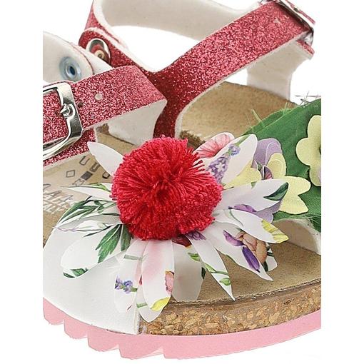 Monnalisa Girls Floral Sandals