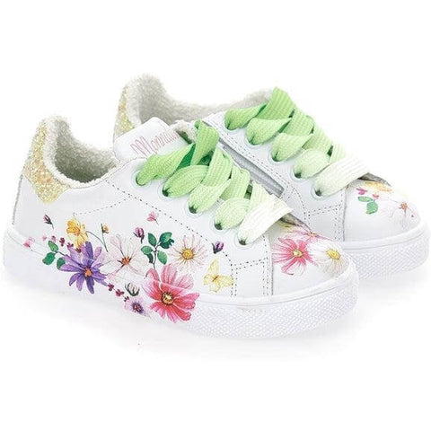 Monnalisa Girls Floral Trainer