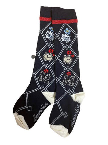 Monnalisa Girls Navy Watch Socks