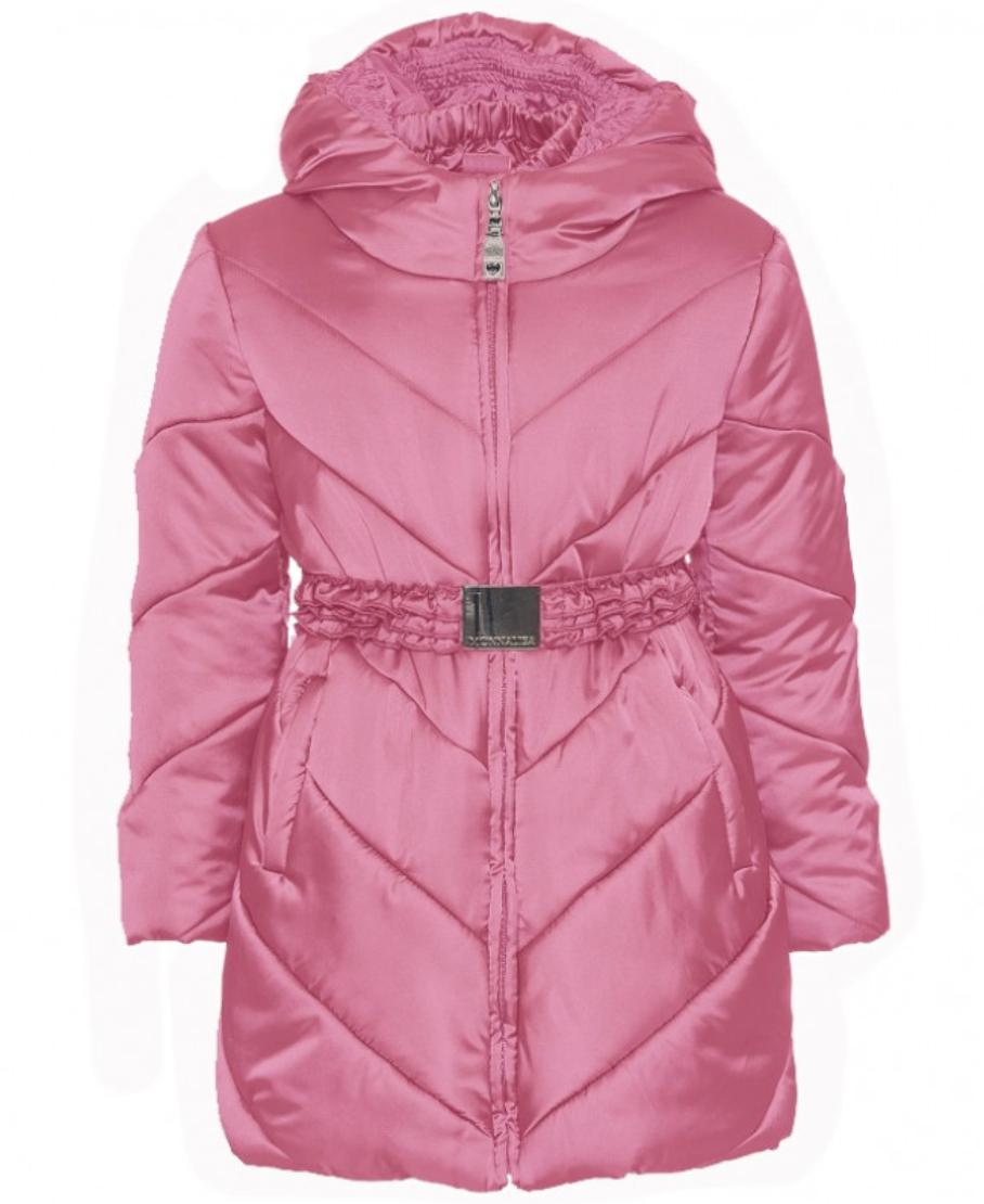 Monnalisa Girls Pink Down Padded Coat