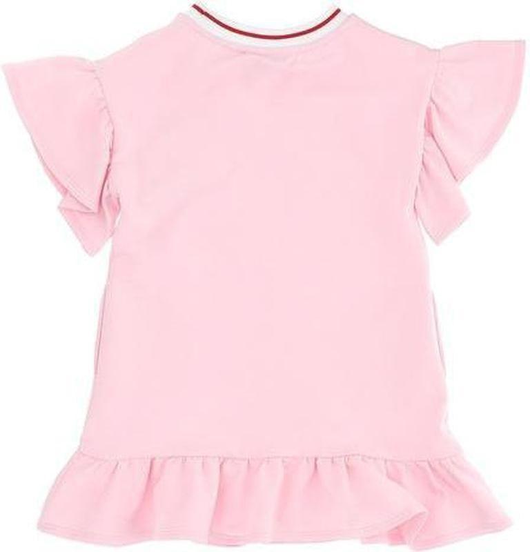 Monnalisa Girls Pink Rose Petal Dress