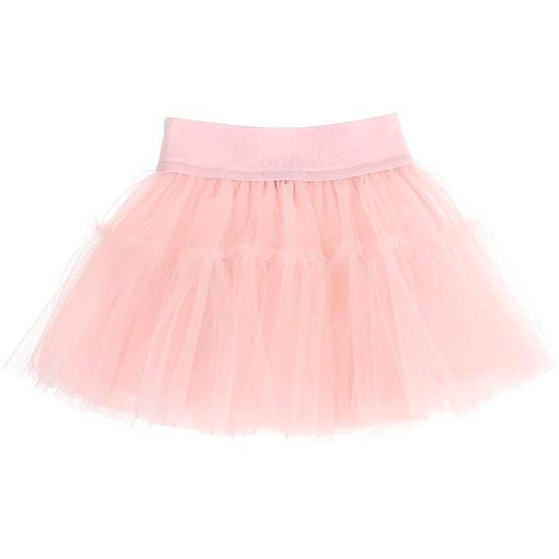 Monnalisa Girls Pink Tulle Skirt