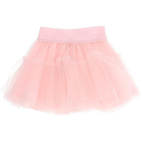 Monnalisa Girls Pink Tulle Skirt