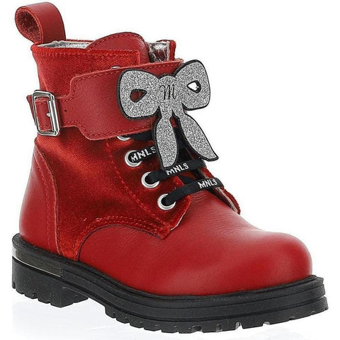 Monnalisa Girls Red Boots