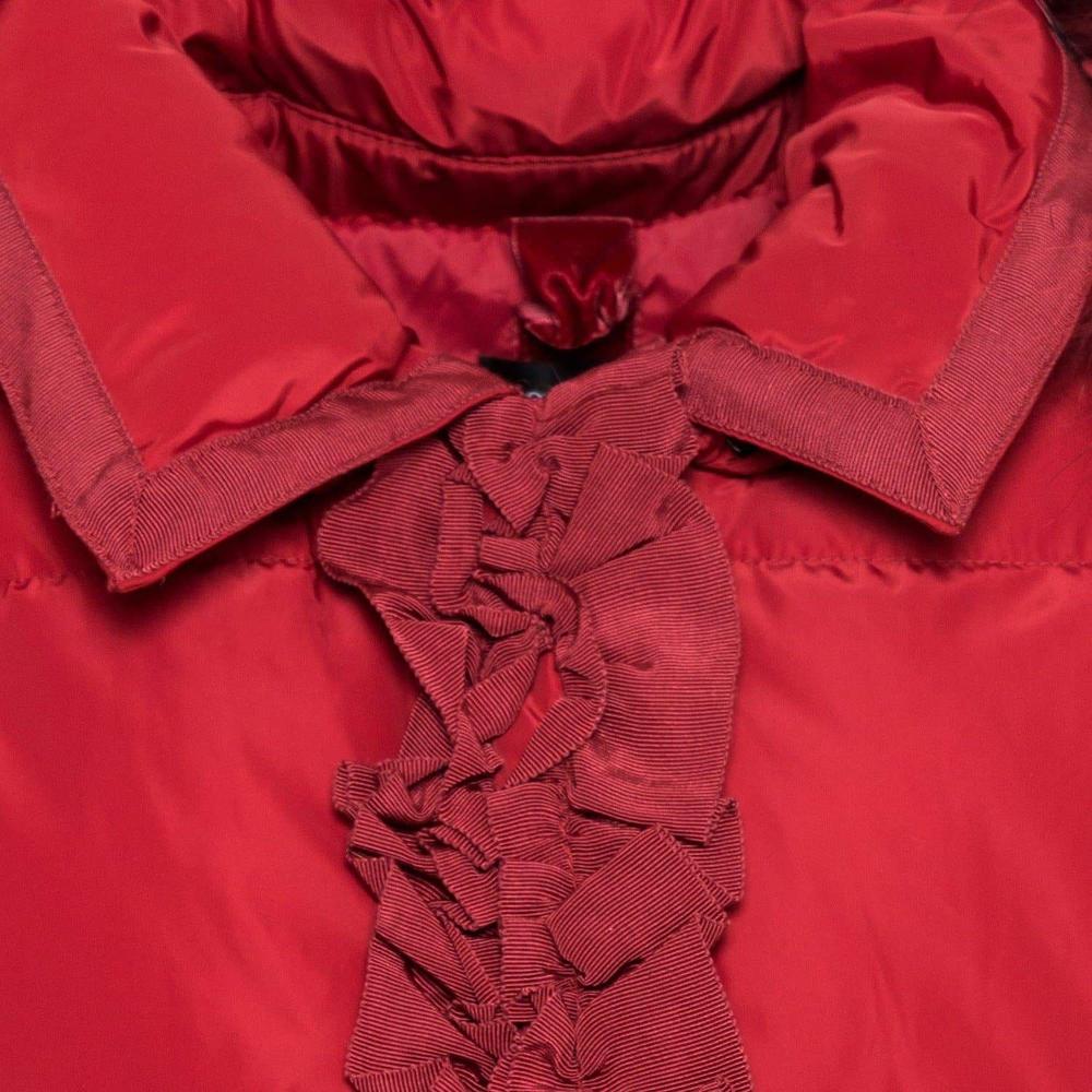Monnalisa Girls Red Down Padded Coat