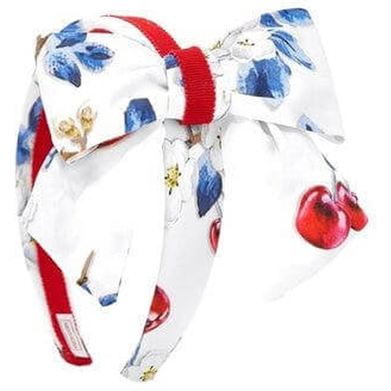 Monnalisa Girls White Cherry Hairband