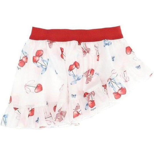 Girls White Cherry Sarong