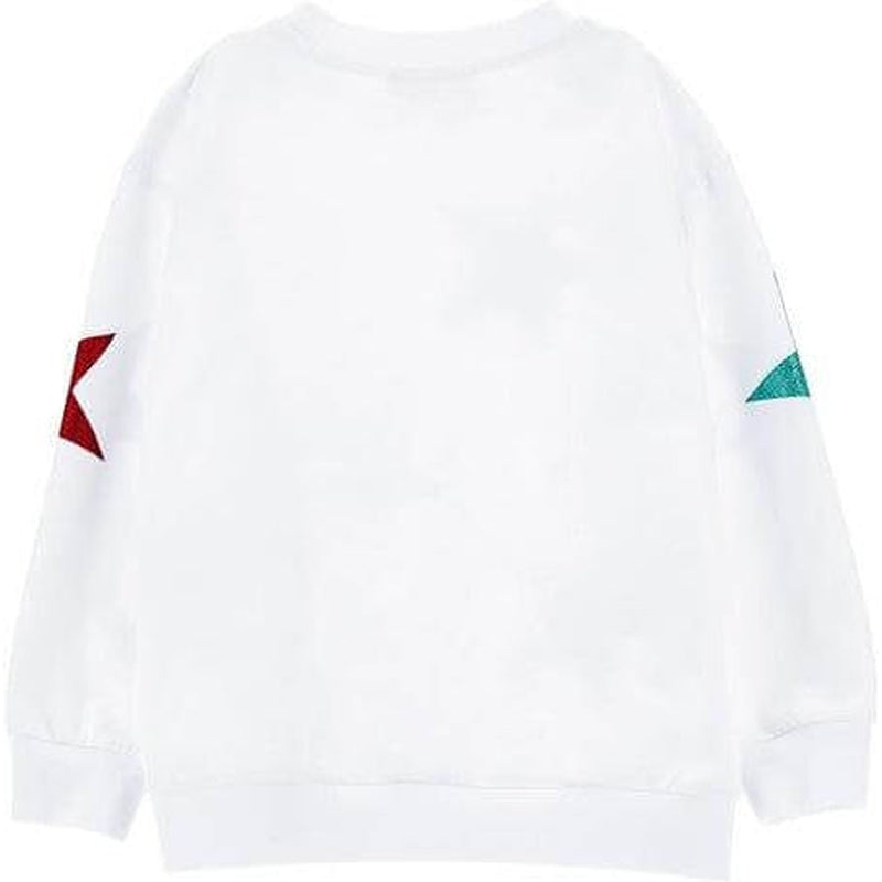 Monnalisa Girls White Star Sweater