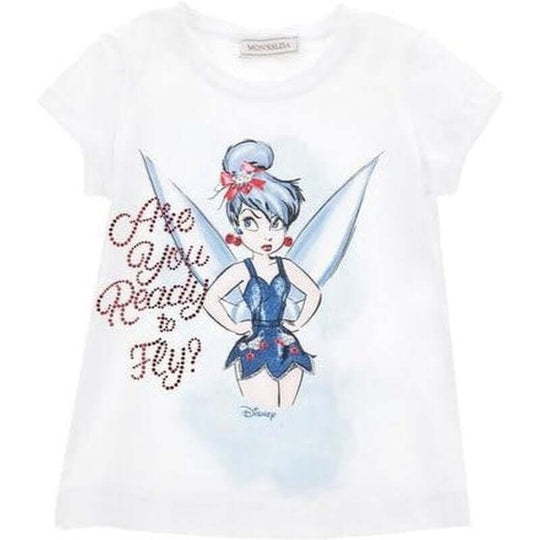 Girls White Tinkerbell Tunic