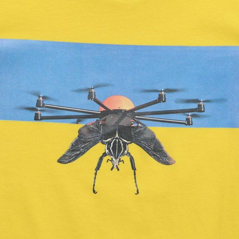 Neil Barrett Yellow Insect Jersey T-Shirt