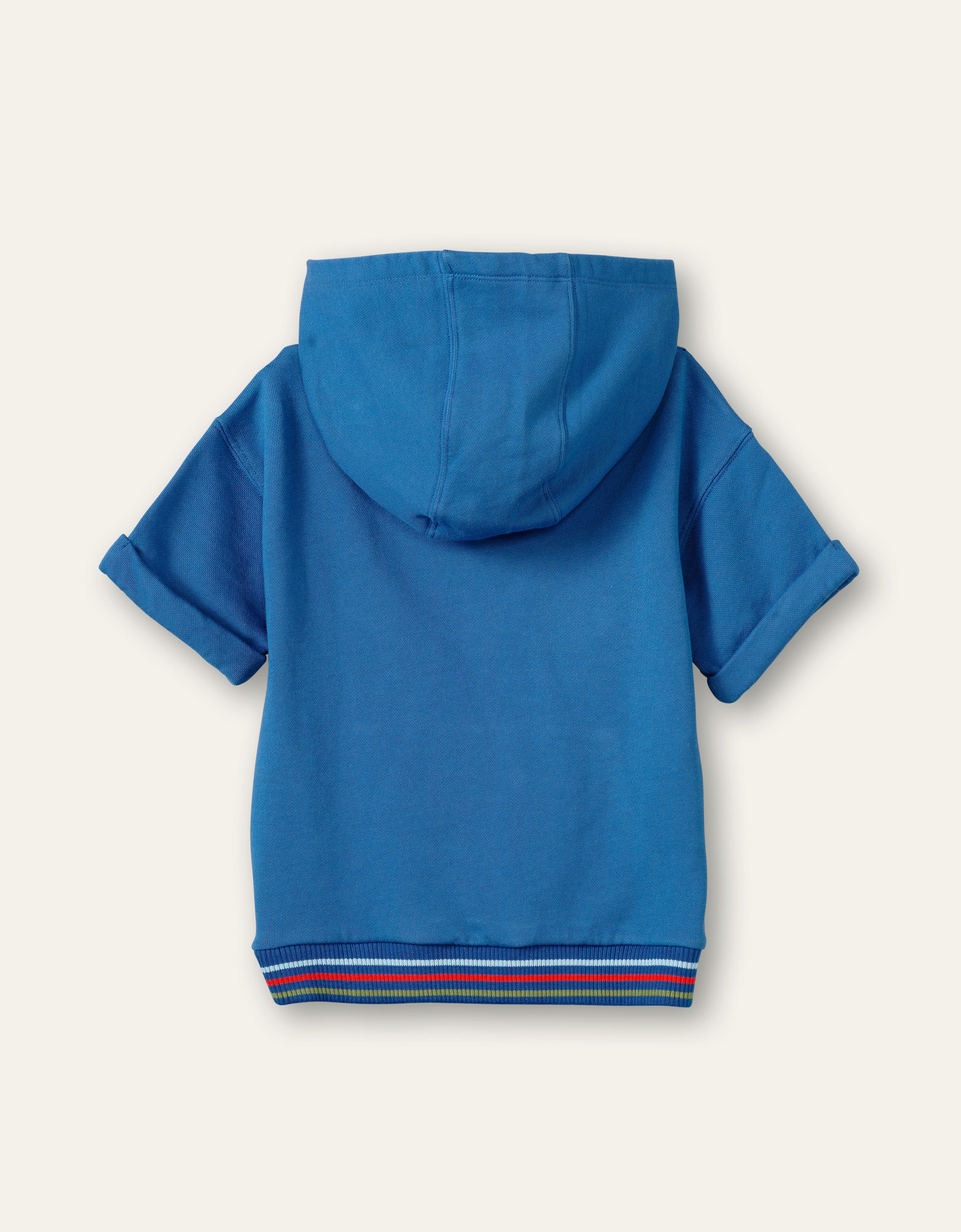 Oilily Boys Blue Hort Hooded Sweater