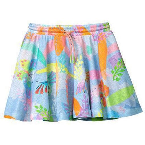 Oilily Girls Blue Tauto Jersey Skirt