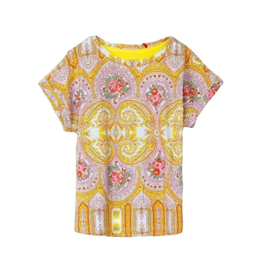 Girls Lilac Tatoma short sleeve T-shirt