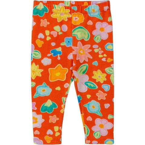 Oilily Girls Orange Peppy Legging