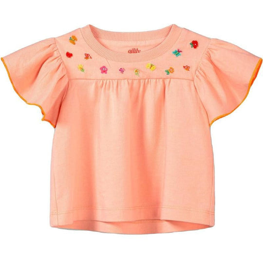 Girls Pink Tjerry short sleeve T-Shirt