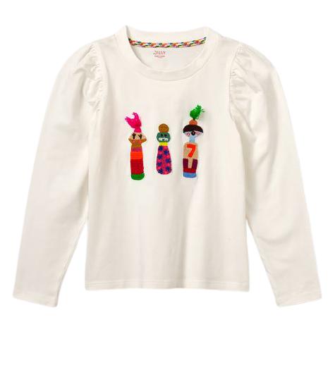 Girls White Tuin T-shirt