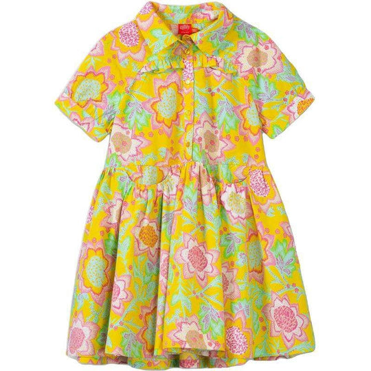 Girls Yellow Djulie Dress
