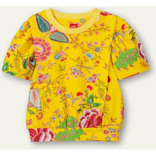 Girls Yellow Tjoi short sleeve T-Shirt