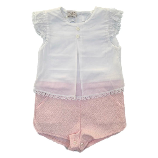 Baby Girls Pink Playsuit
