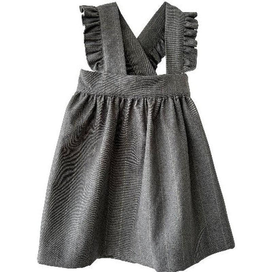 Girls Grey Pinafore