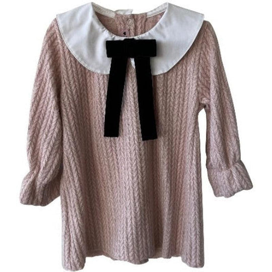 Girls Pink Knitted Top