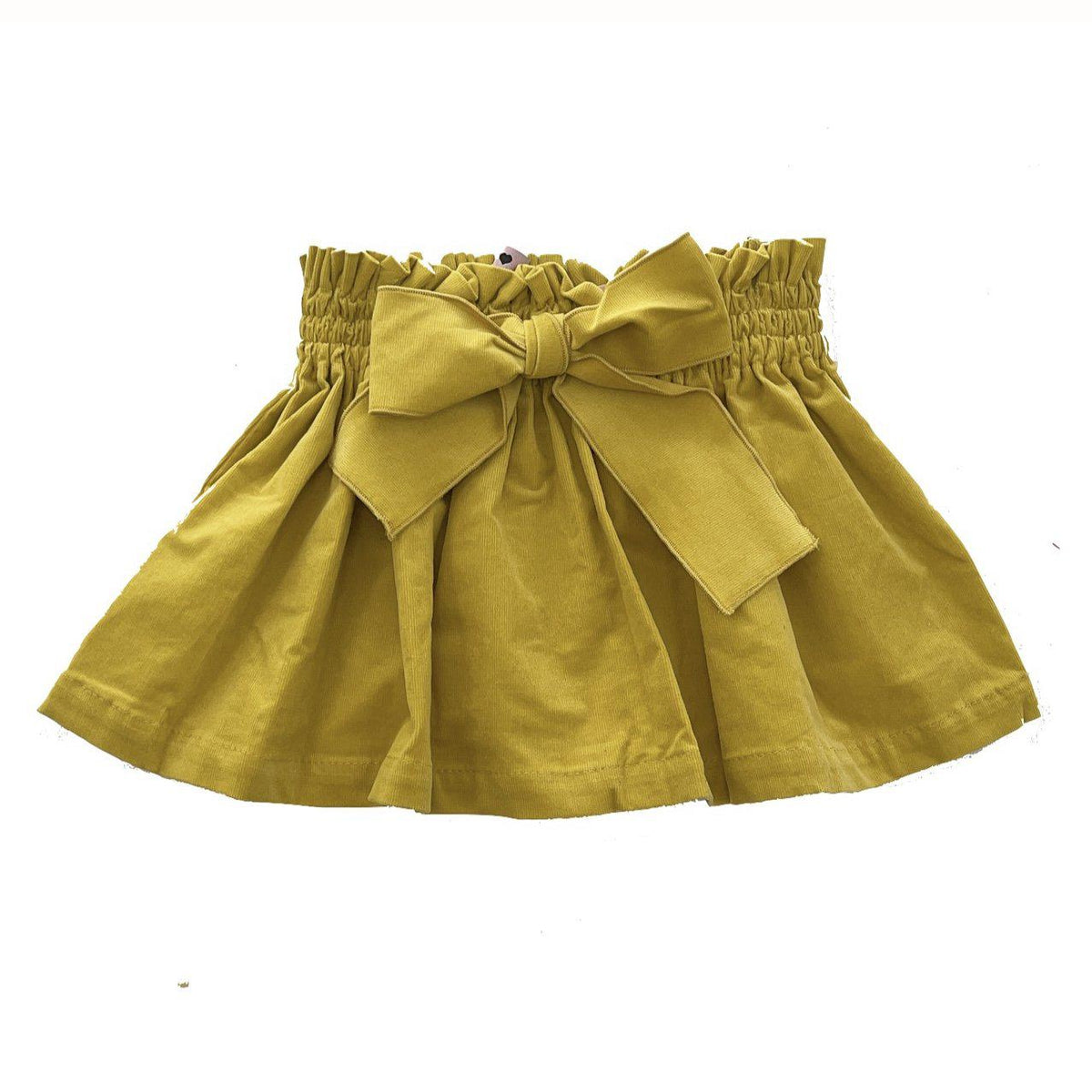 Phi Clothing Yellow Corduroy Skirt