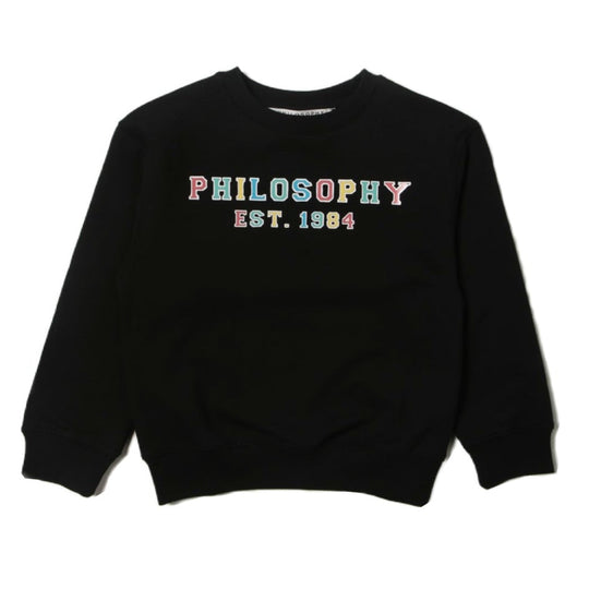 Girls Black Multi Logo Sweatshirt
