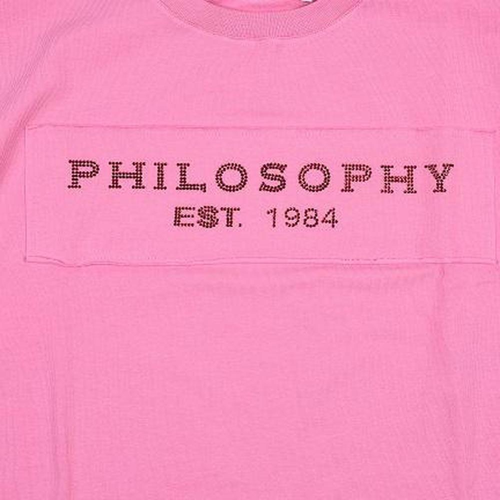 Philosophy Di Lorenzo Serafini Girls Fuchsia Pink Sweatshirt