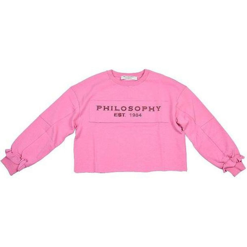 Philosophy Di Lorenzo Serafini Girls Fuchsia Pink Sweatshirt