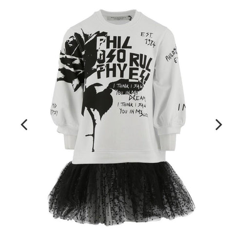 Philosophy Di Lorenzo Serafini Girls White Tulle Dress