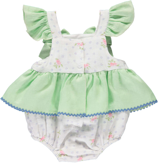 Baby Girls Green Bodysuit