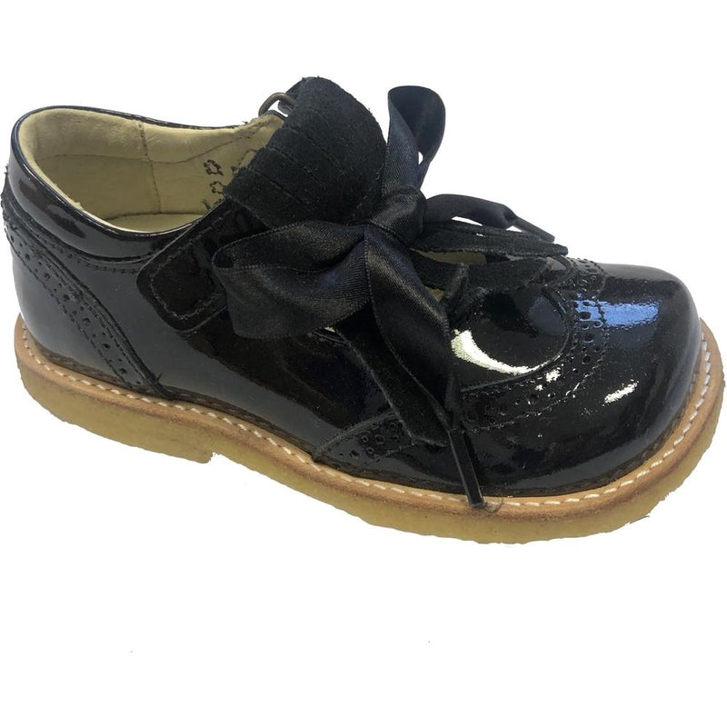 Rap Shoes Black Patent Leather Shoe