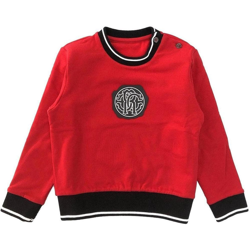 Roberto Cavalli Baby Boy Red Sweatshirt