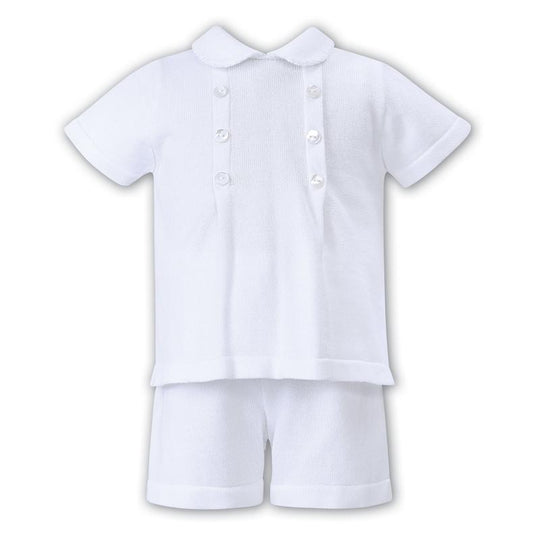 Boys White Two Piece Set