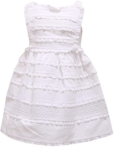 Girls Lace Detail Cotton Dress