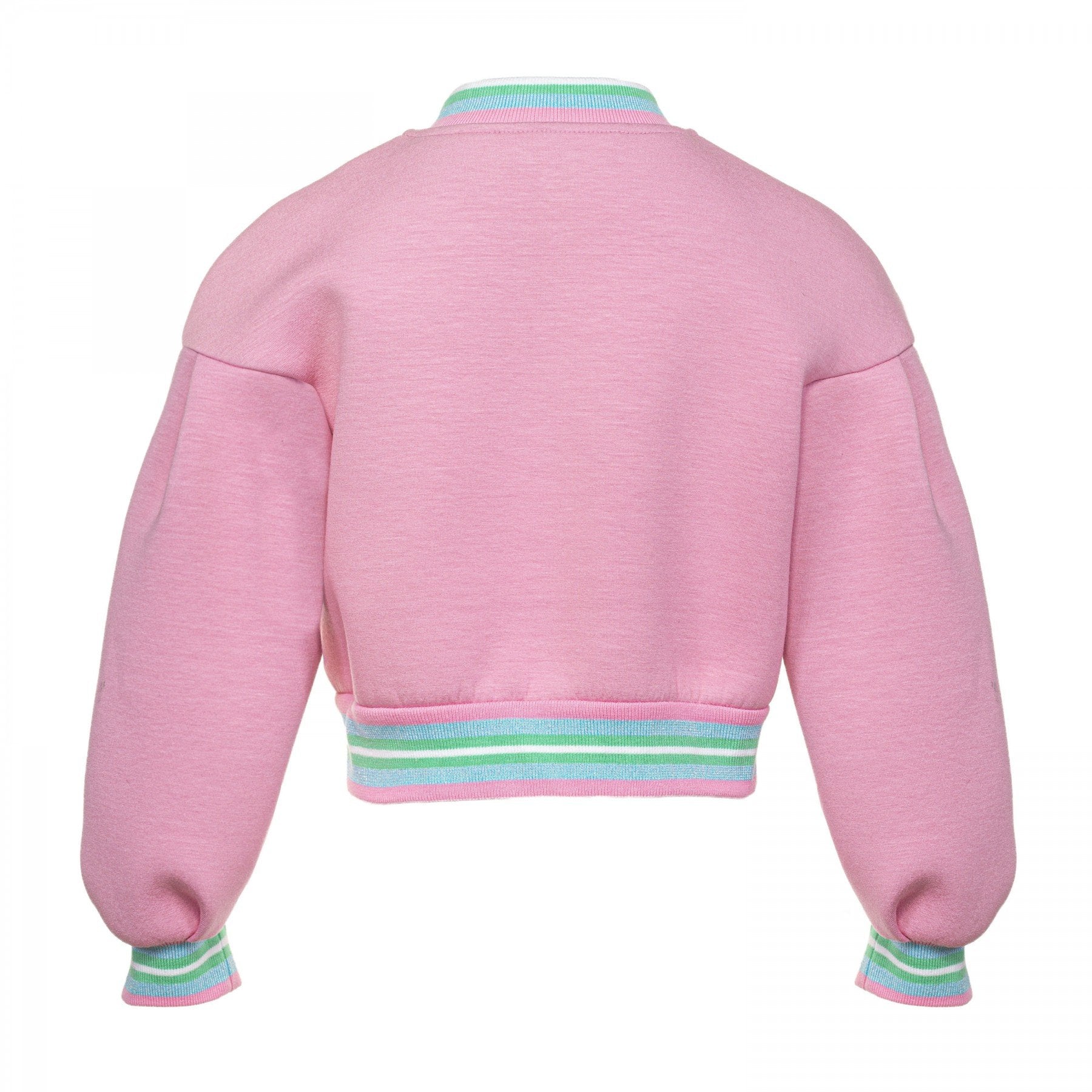 Simonetta Girls Pink Neoprene Jacket