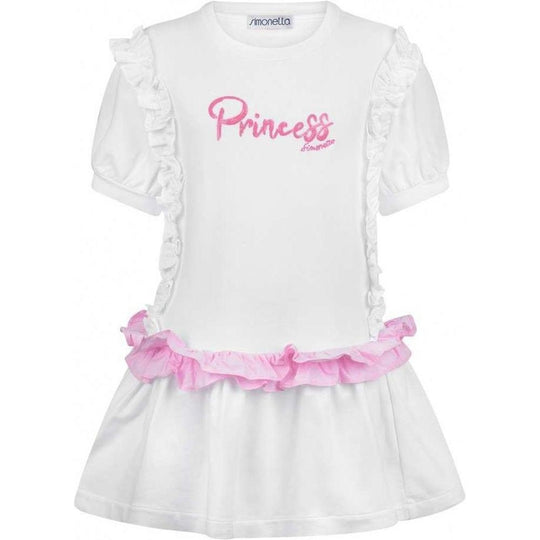 Girls White Princess Dress