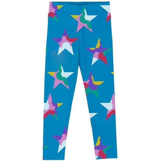 Girls Blue Star Legging