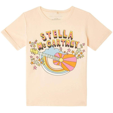 Stella McCartney Kids Girls Peach Hippie T-Shirt