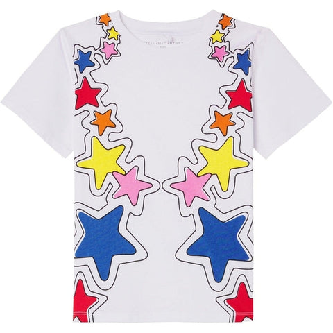 Stella McCartney Kids Girls White Star Tshirt