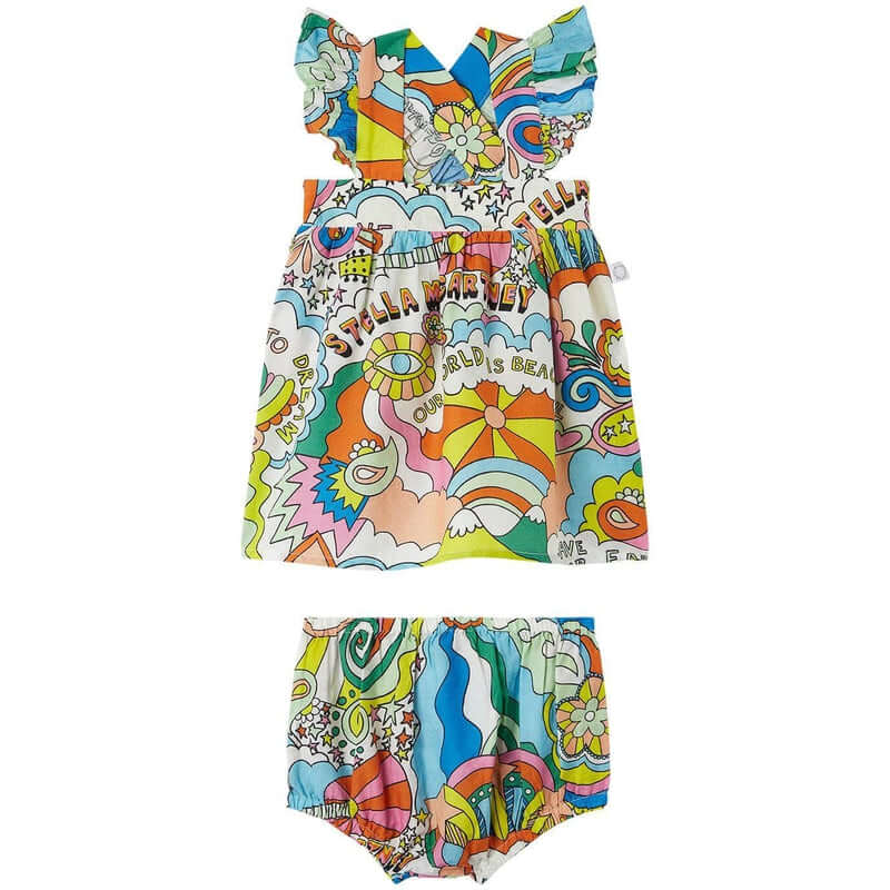 Stella McCartney Kids Baby Girls Multicolour Dream Dress