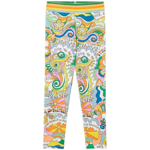 Stella McCartney Kids Girls Love To Dream Leggings